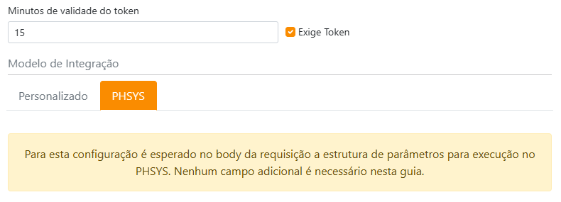 Imagem do modelo de integração